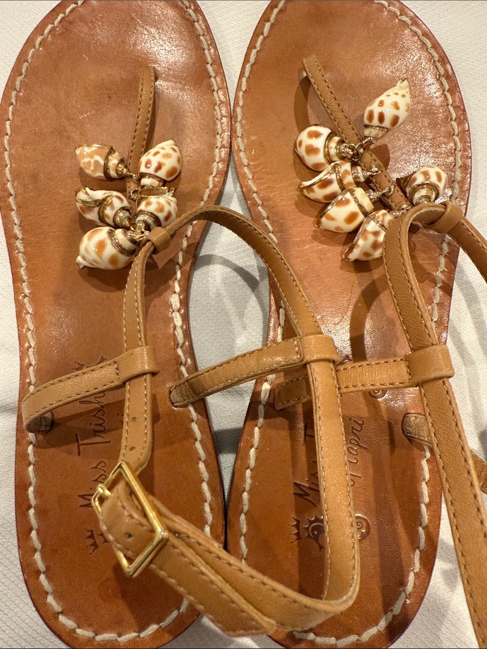 Miss Trish of Capri sandals